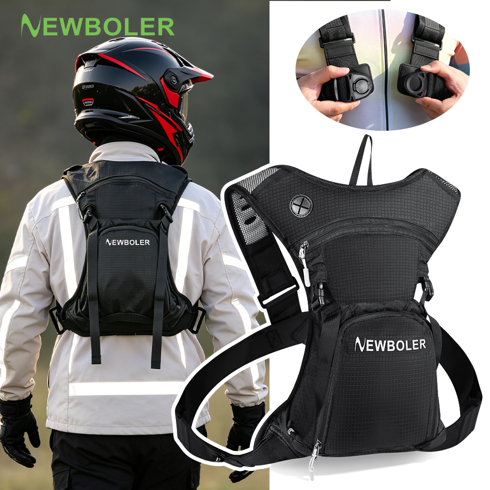 Cycling Commute Backpack - NEWBOLER 8L Motorrad-Trinkrucksack MTB Offroad Motocross