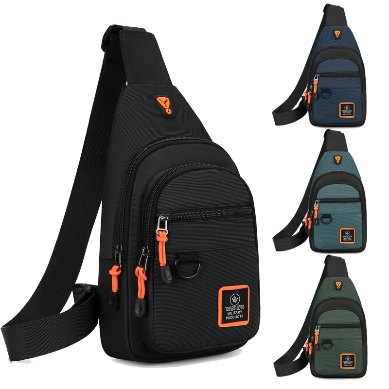 Cycling Commute Backpack - NEUE Herren-Brusttasche, Freizeit-Outdoor-Wandertasche, Fahrradtasche, Wasserdichte Sport-Umhängetasche,