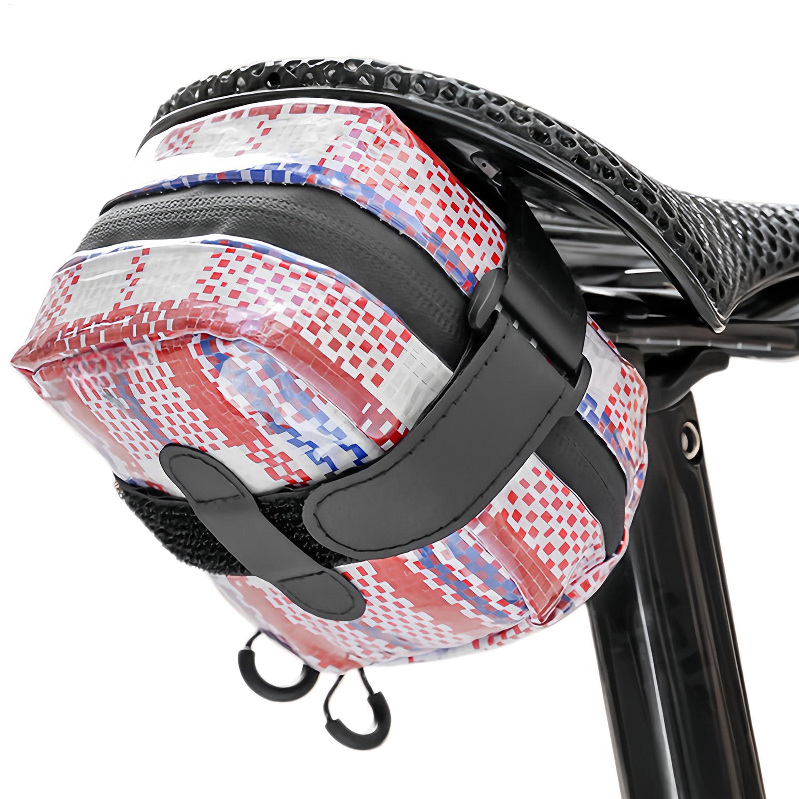 Saddle Bag Under Seat - Fahrradsitztasche Fahrrad-Satteltasche mit Reißverschluss oben Wasserdichte
