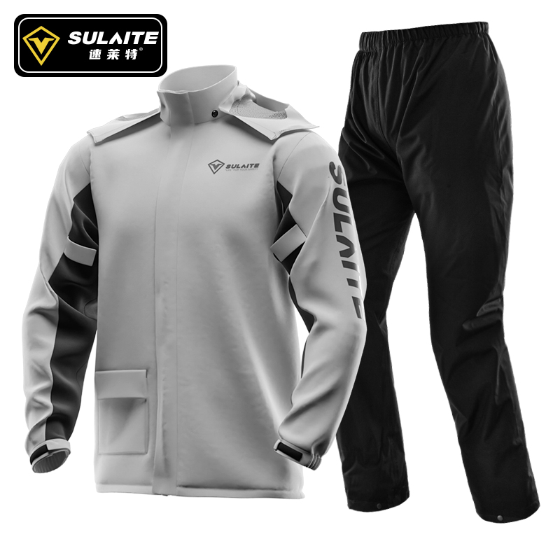 Cycling Rain Jacket Commute - SULAITE Motorrad Regenmantel Anzug Männer Im