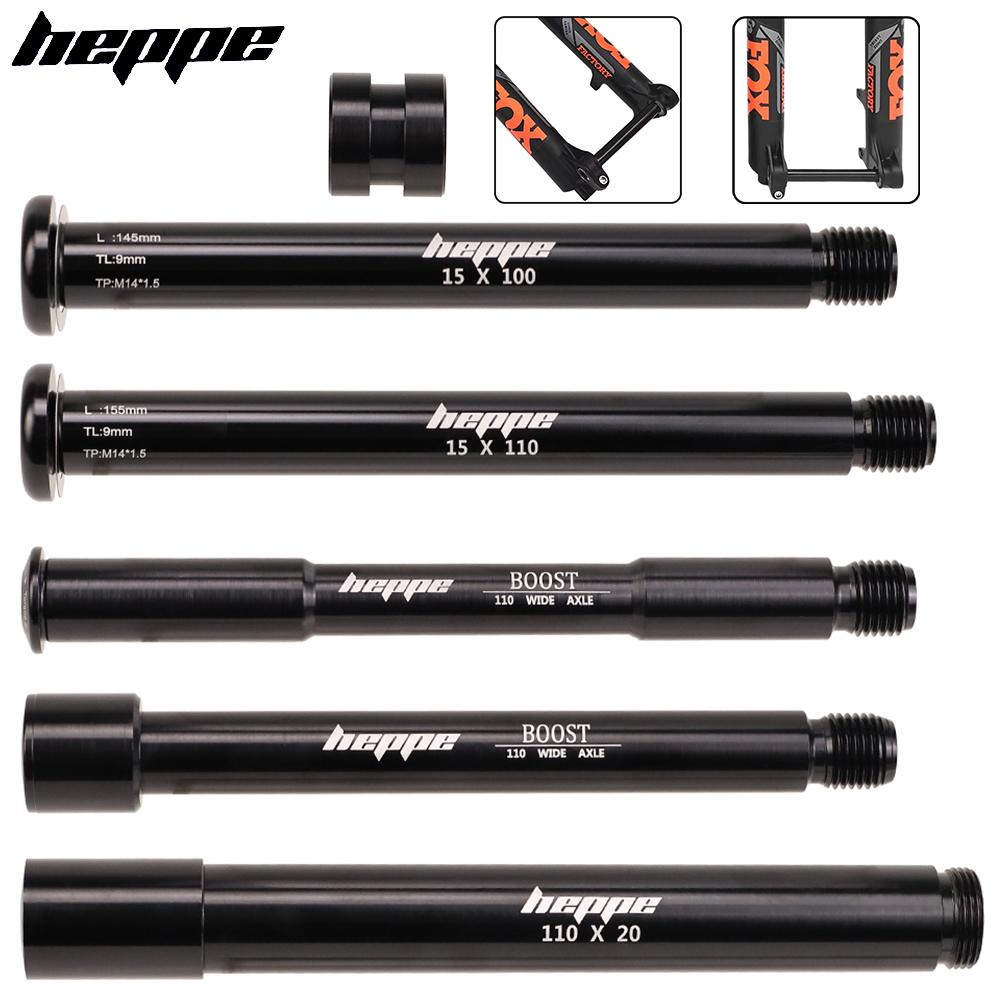 Dynamo Hub Front - HEPPE Fahrrad 15x100/110 20x110 Steckachse MTB