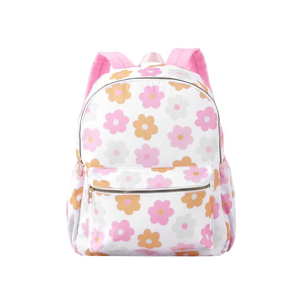 Saddle Bag Under Seat - Blumen Nylon Rucksack für Kinder Checker