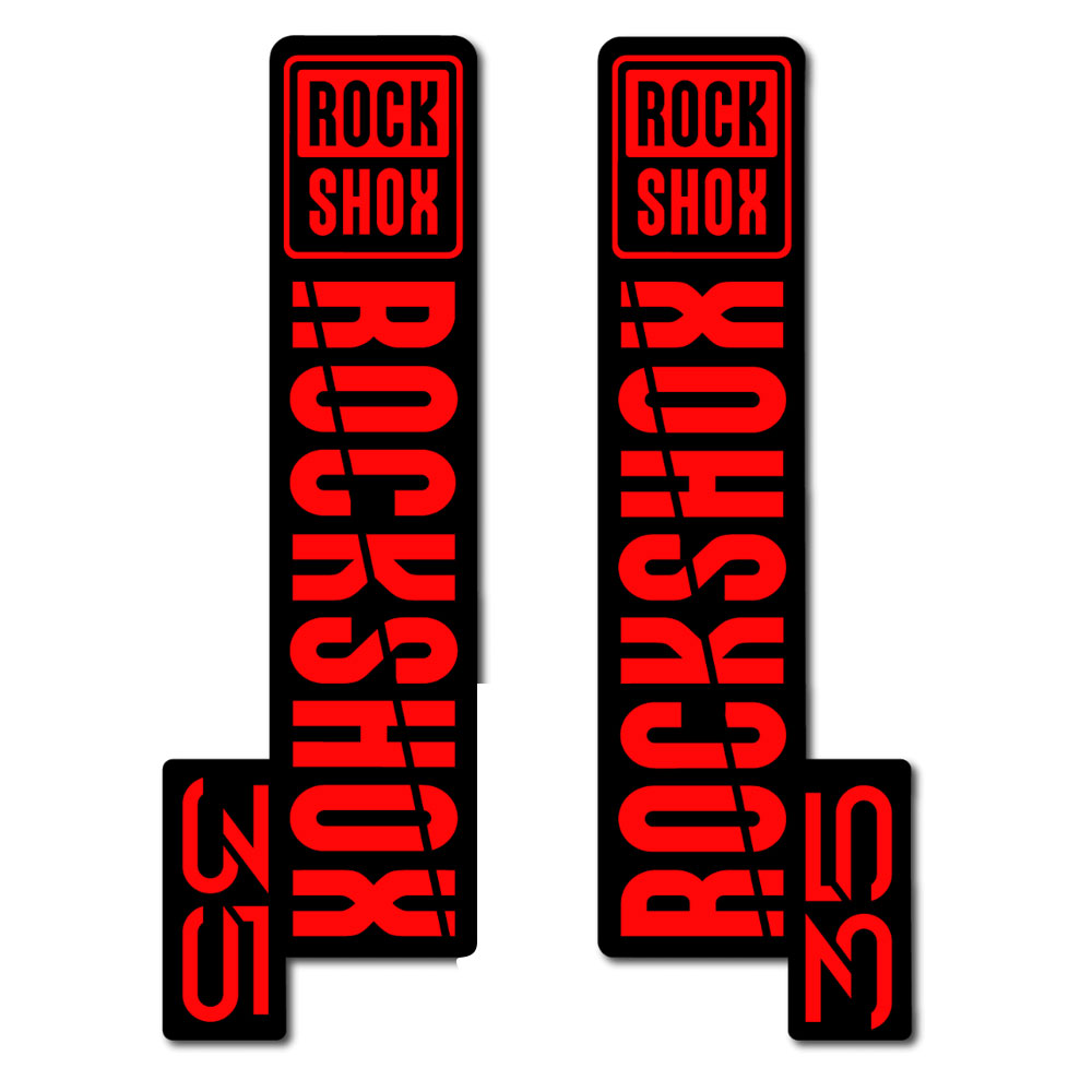 Cycling Quote - Langlebiges Gabelaufkleber-Set für ROCK SHOX 35