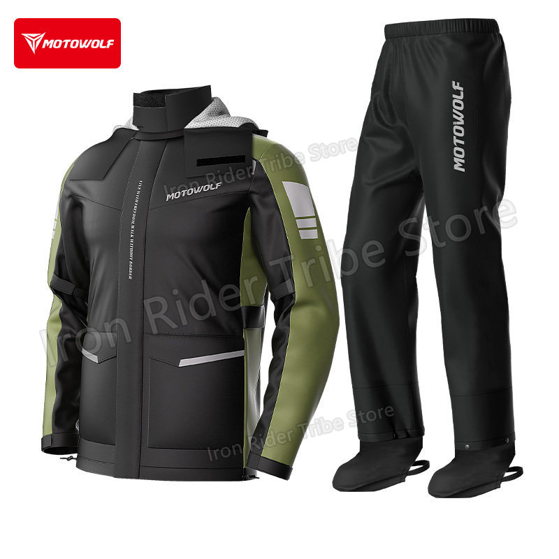 Motowolf Wasserdichte Reflekti – Cycling Commuter Rain Jacket Bewertung und Preis