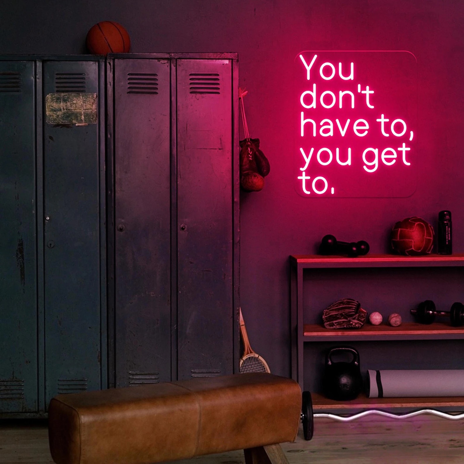 Neonschild „You Don't Have To  – Cycling Quote Bewertung und Preis