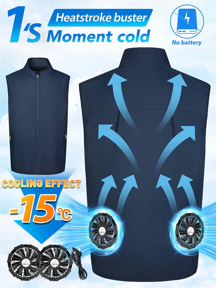 Fan-Weste, tragbare, klimatisi – Cycling Commute Clothes Bewertung und Preis